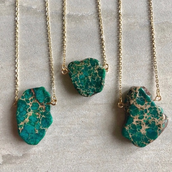 Last 1! 🌟Raw Jasper Sea Sediment Necklace - Picture 3 of 6